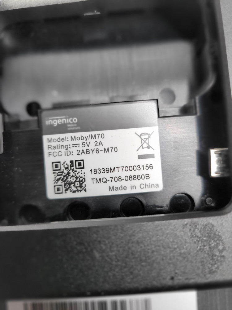 Ingenico Moby M70 POS Tablet Mobile Terminal