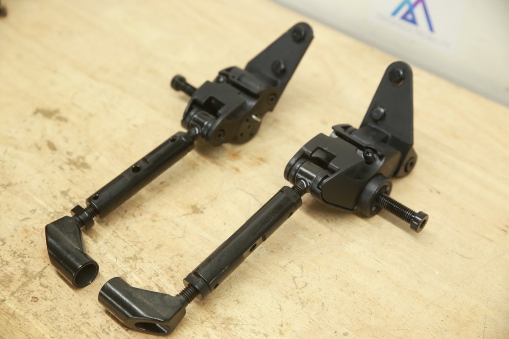 Quantum Flip-Up ARMREST MOUNTS Angle Articulation Brackets - Edge 2.0 3 4Front