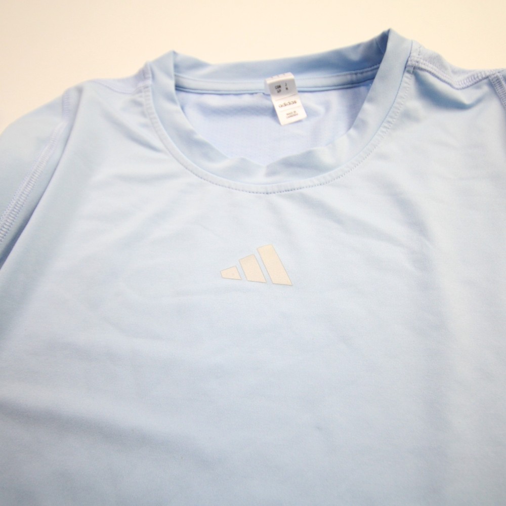 adidas Techfit Compression Top Men's Light Blue Used S