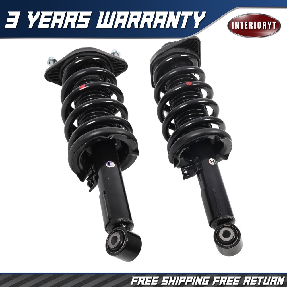Pair Rear Complete Struts Shocks w/ Coil Spring For 2012-2016 Honda CR-V CRV AWD