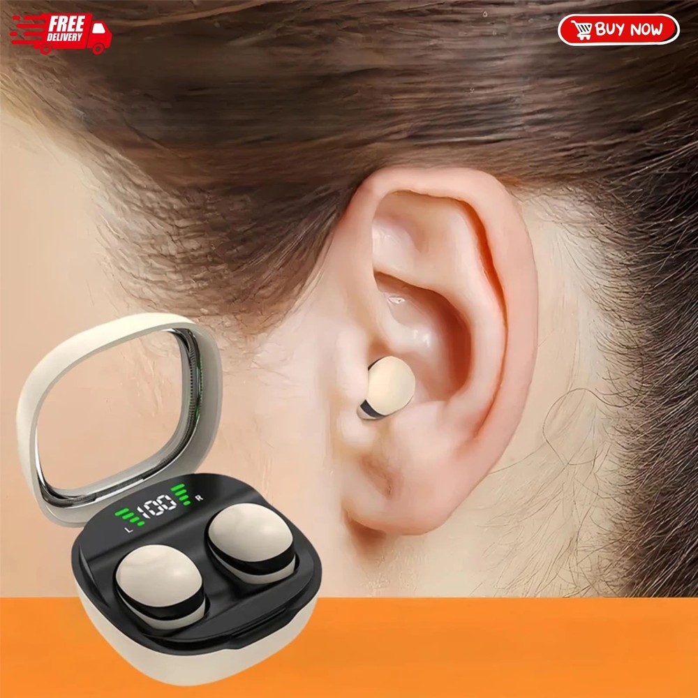 Mini Invisible Earbuds Wireless Bluetooth Earphones for Small Ears Tiny Low Prof