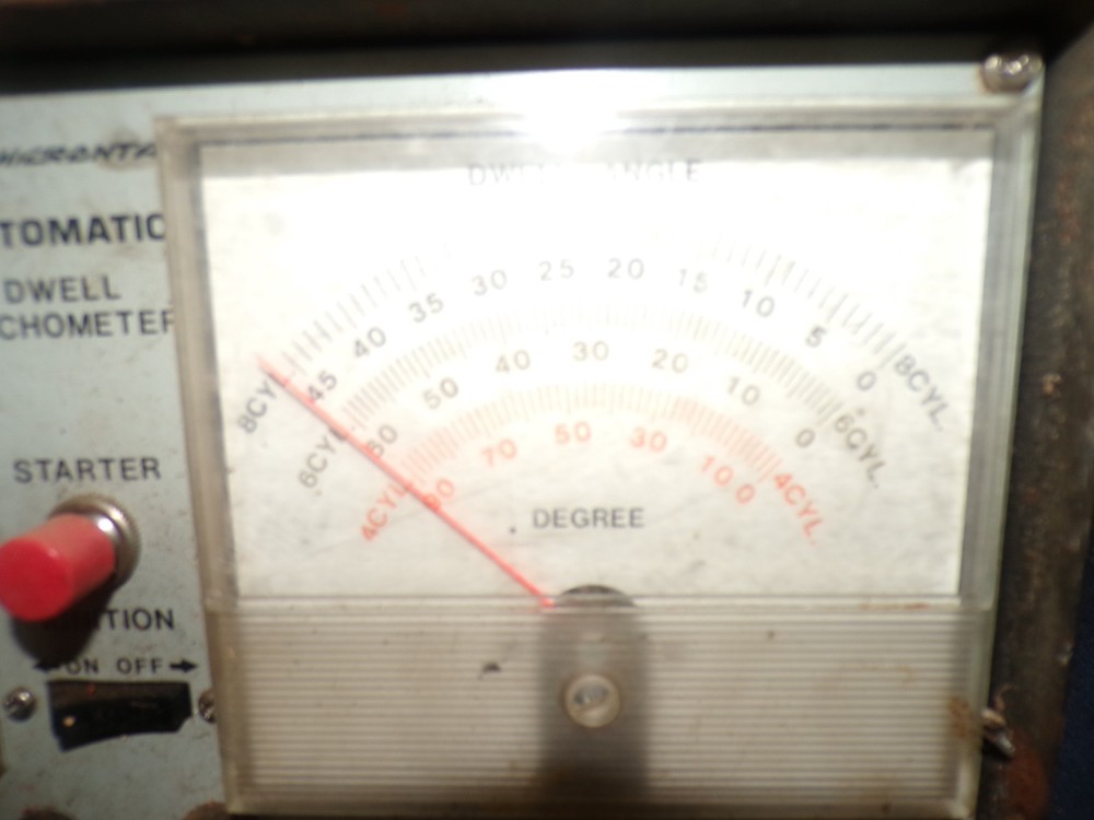 vintage micronta automatic dwell tachometer remote starter untested