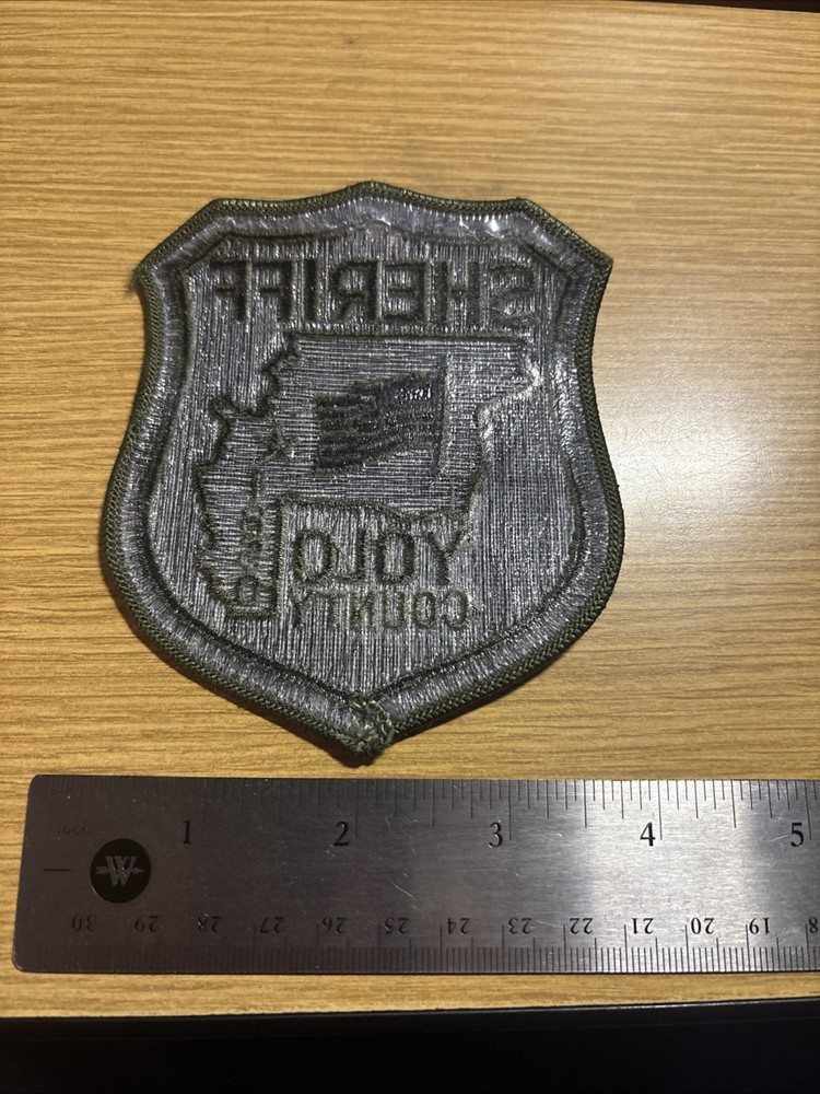 Yolo County CA Sheriff Patch Subdued