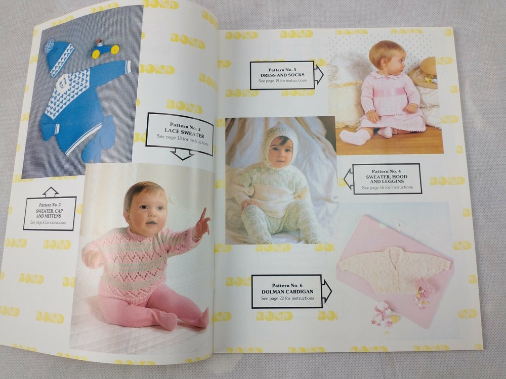 Simplicity Knits for Baby Bond USM Ultimate Sweater knitting Machine Pattern BK