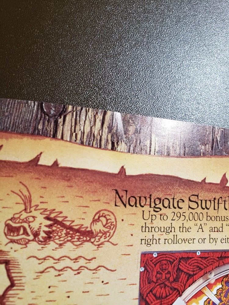 Bally VIKING Original Pinball Flyer