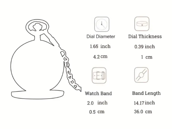 LIGHTNING POCKET WATCH