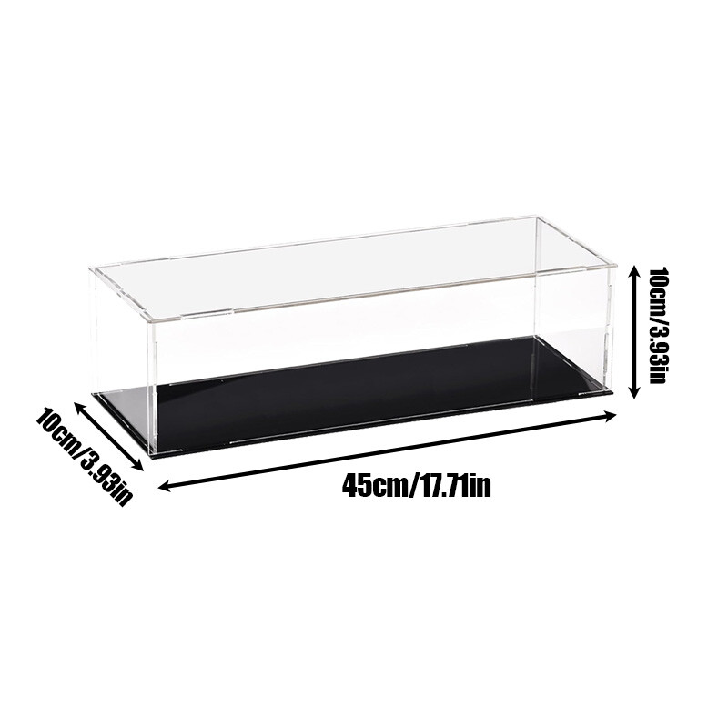 Clear Acrylic Display Case Action Figures Model Showcase Dustproof Assemble Box