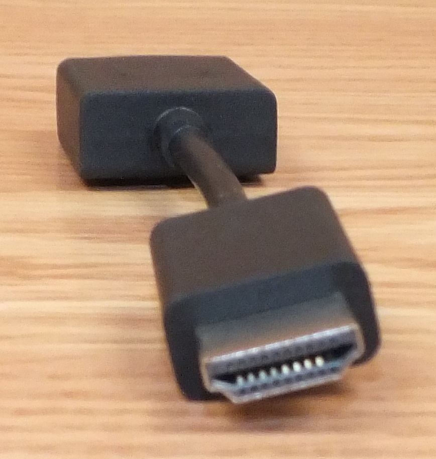 Unbranded / Generic 4 1/2" (inch) Black HDMI Adapter Cable Only **READ**