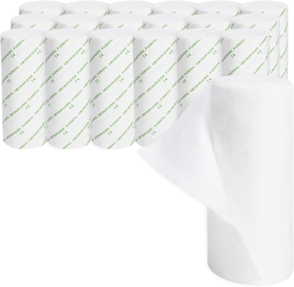 Cotton Cast Padding 36 Rolls 6” x 12ft, Individually Wrapped