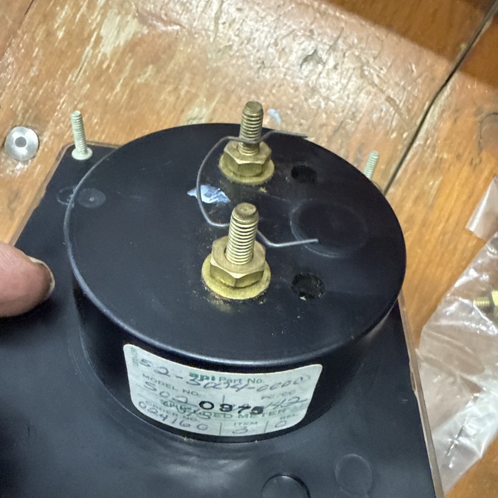 API #502 SHIELDED PANEL METER NOS Thermocouple Meter Guage Fahrenheit/Centigrad