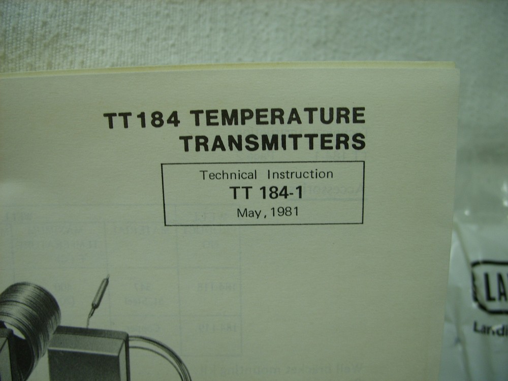 SIEMENS TEMPERATURE SENSOR TRANSMITTER 184-0018 / TT184