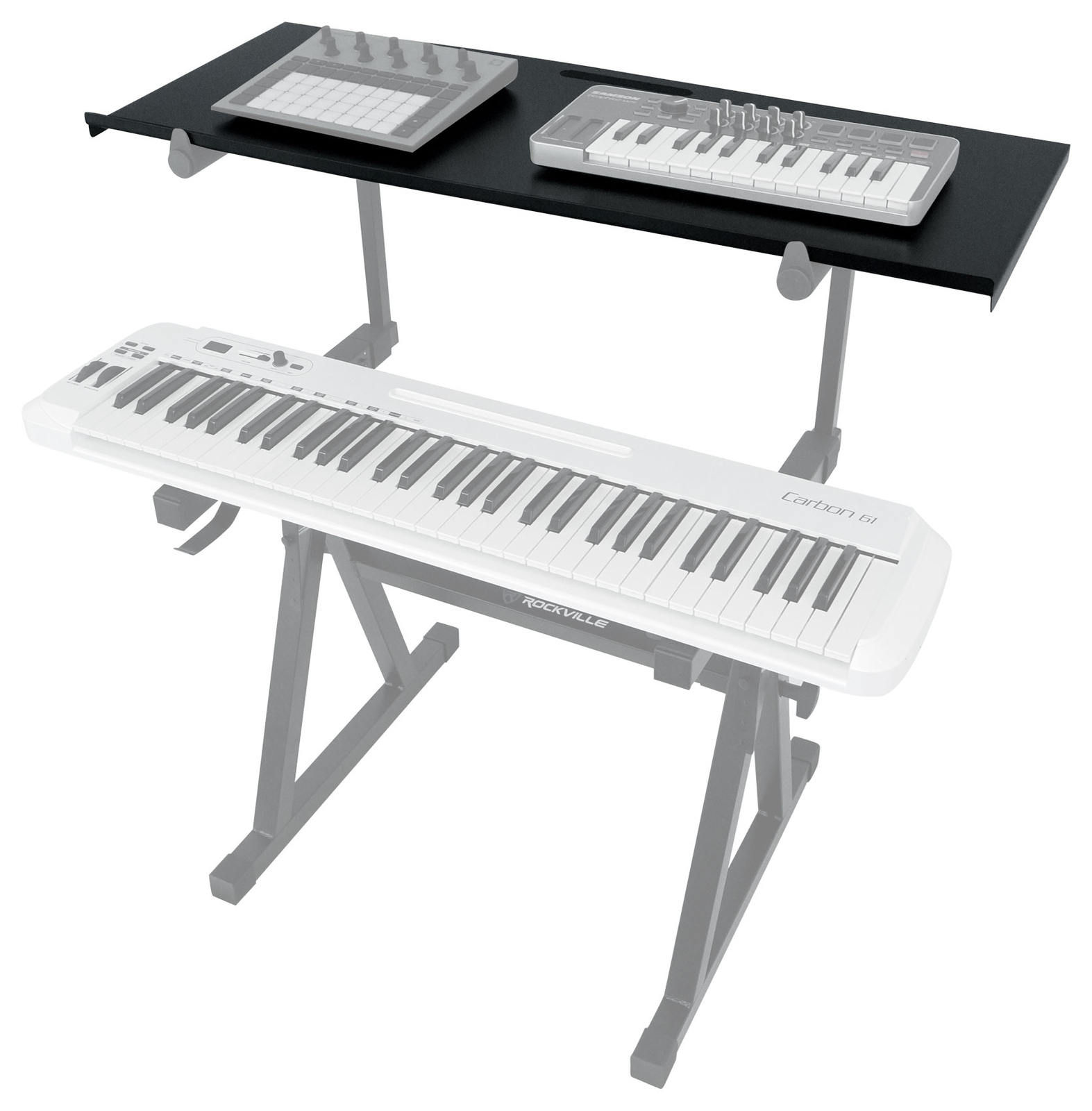 Rockville Z-SHELF Universal Shelf For Z-Stand with Second-Tier