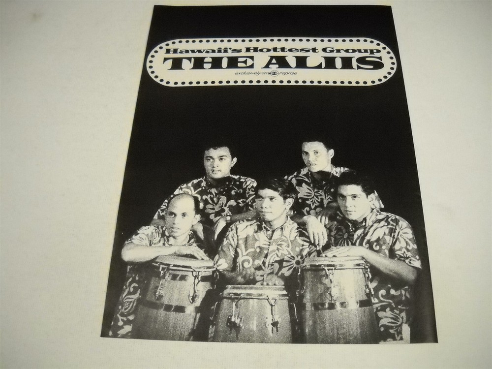 The ALIIS are Hawaii's Hottest Group original 1969 Promo Display Ad