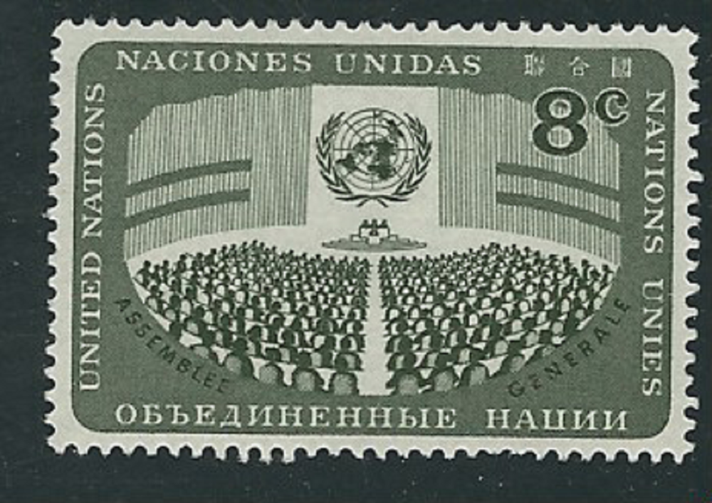 United Nations #46...8 Cent...General Assembly...12 Stamps