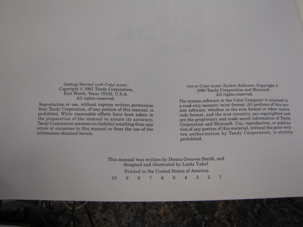 Radio Shack Getting Started Color BASIC, Going Ahead w/ Extended Manuals NICE!