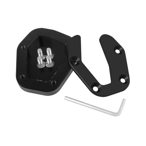 Kickstand Extender Enlarger Pad Side Stand Extension Plate Replacement Black