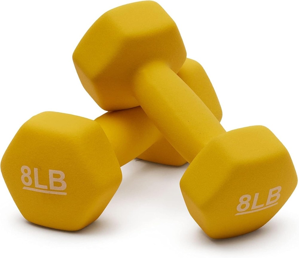 Neoprene Dumbbell Hand Weights Pairs- Select Weights
