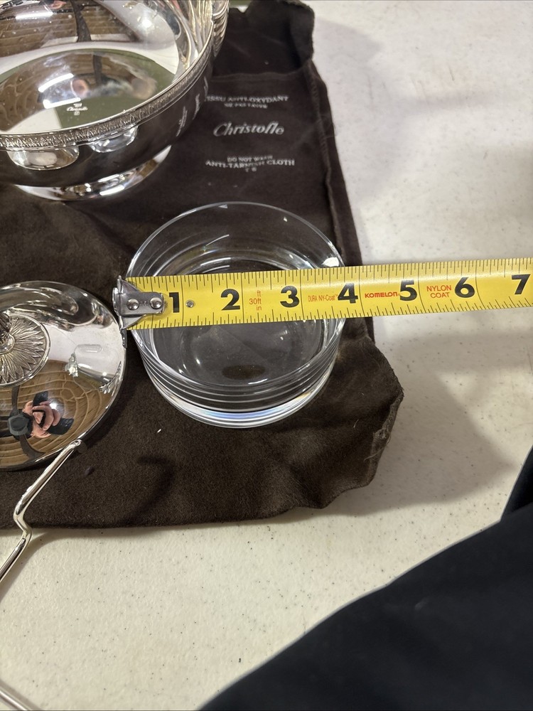 Christofle Silver-Plated Caviar Serving Set With Box