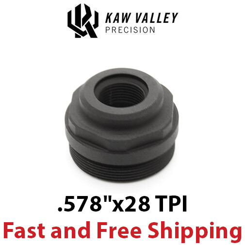 Kaw Valley Precision MACH Linear COMP Thread Adapter - .578"x28 TPI