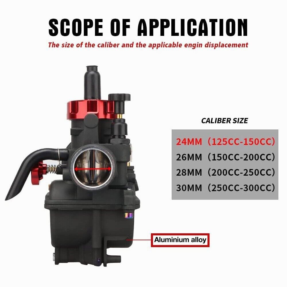 NIBBI PE 24mm Carburetor Kit For Predator 212cc Mini Bike Go Kart GX200 CH270