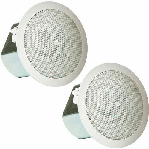 2x JBL Control 12C/T - Compact Full Range 3" Ceiling Speakers - White -Pair