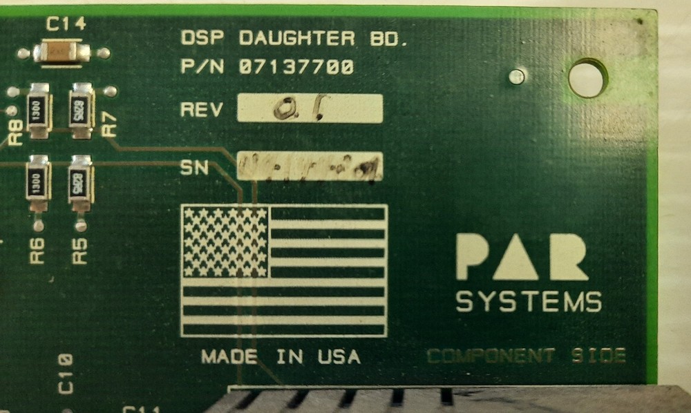 PAR Systems 0713770 DSP Daughter BD