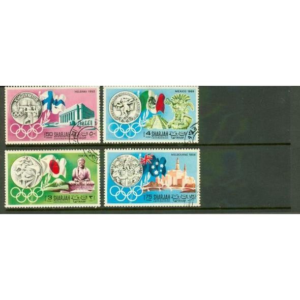 Sharjah & Dependencies Olympics , 4 stamps Lot 3