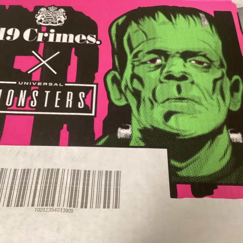 19 Crimes Universal Monsters FRANKENSTEIN Wine Empty Display Box