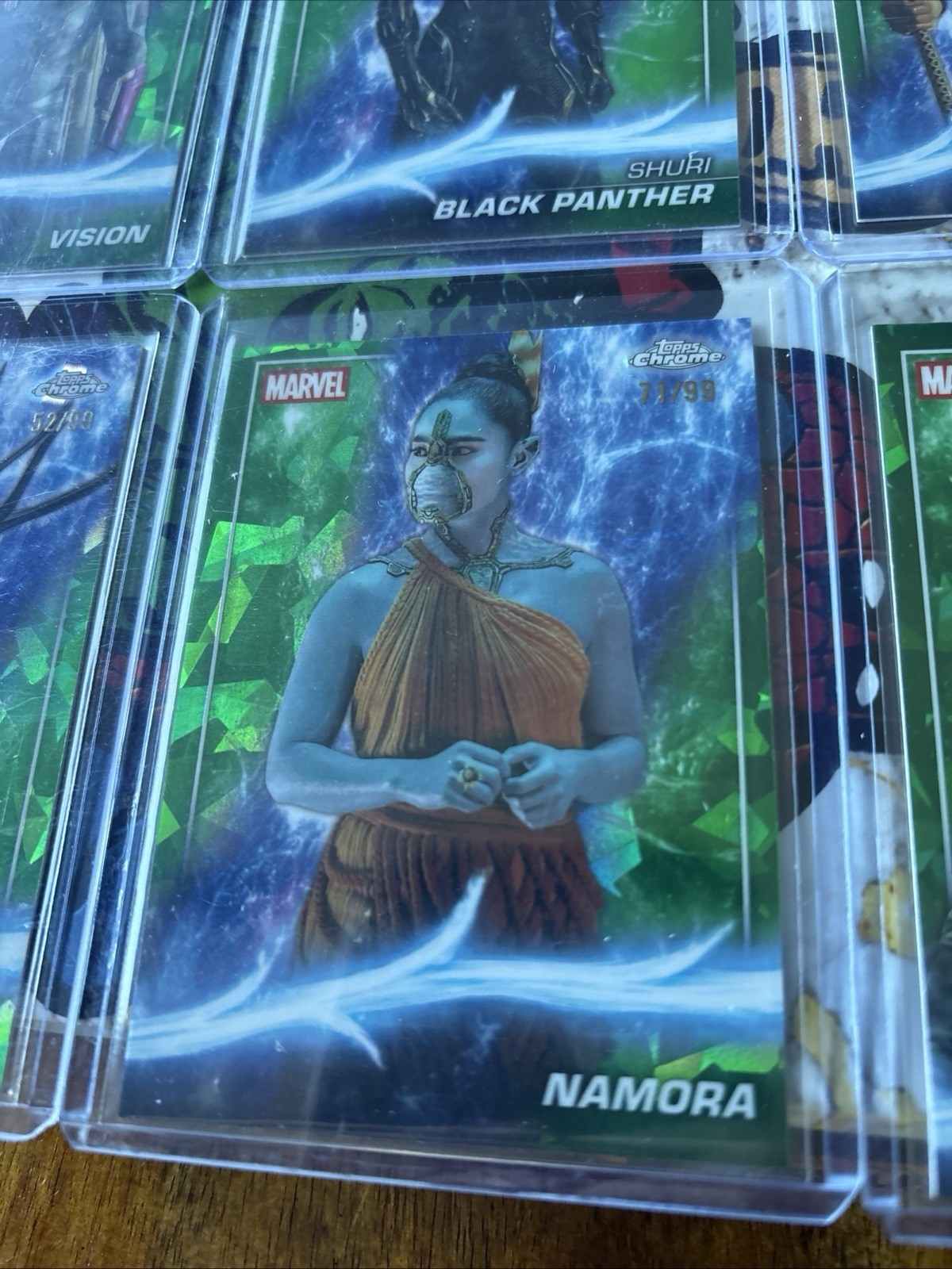 2025 Topps Marvel Chrome/sapphire Numbered Cards Lot