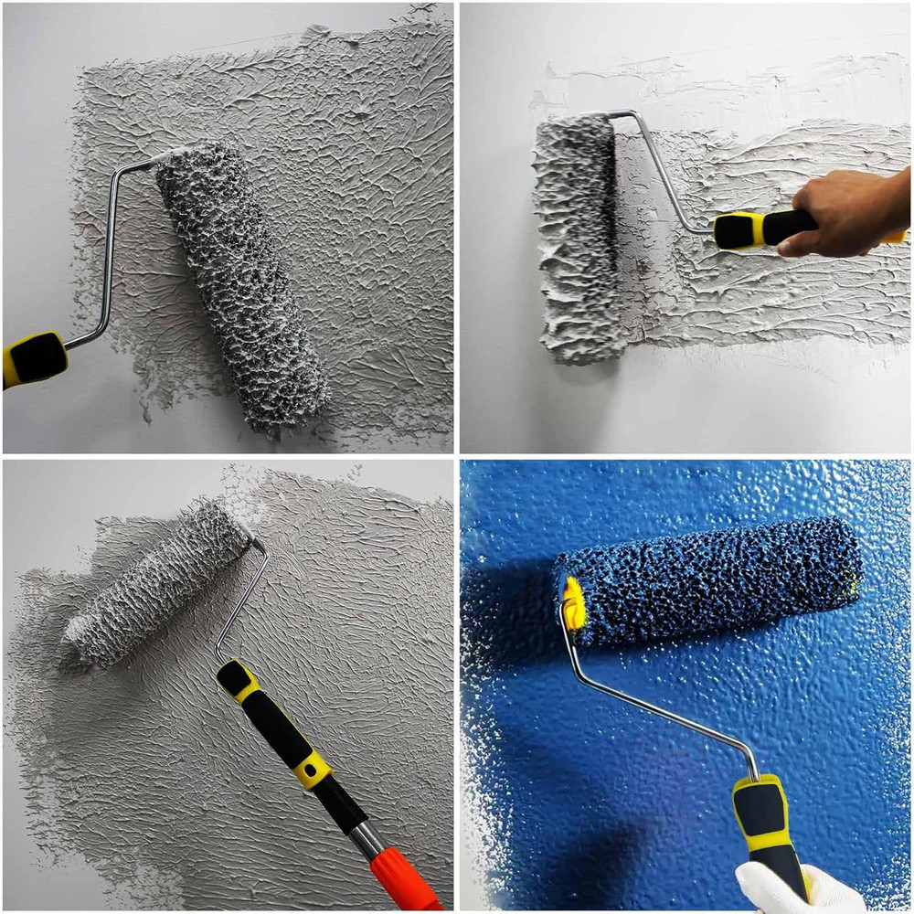 9 Inch Drywall Compound Roller, Drywall Texture Roller Brush, Suitable for Cover