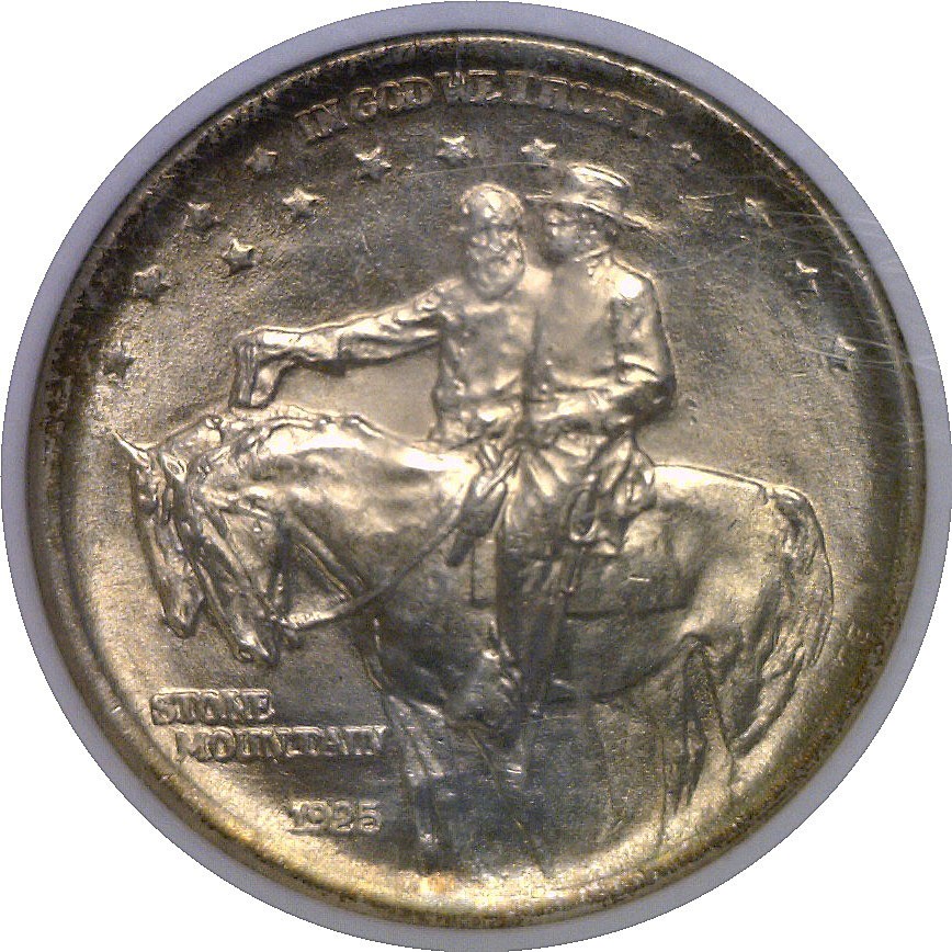 1925 Stone Mountain Commemorative Half Dollar NGC MS-66