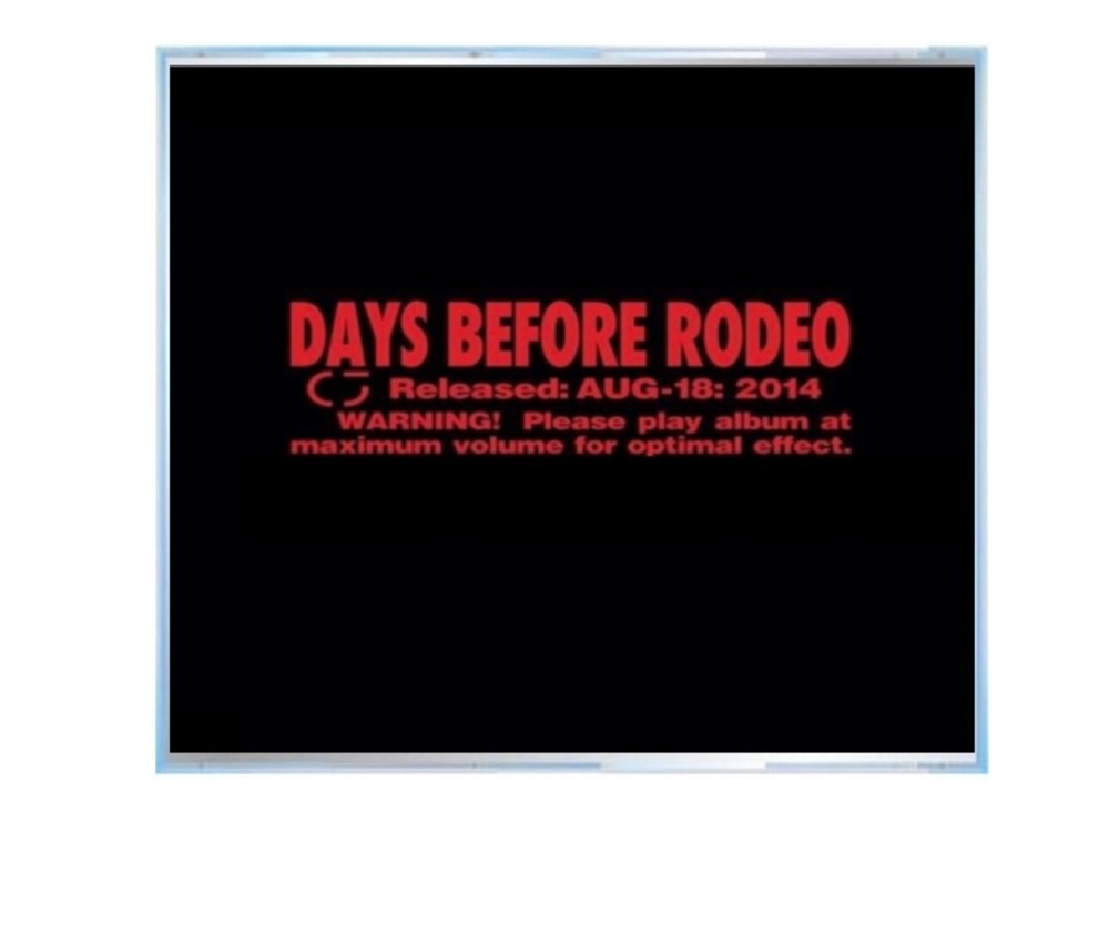 Days Before Rodeo (DELUXE) CD - Travis Scott Cactus Jack