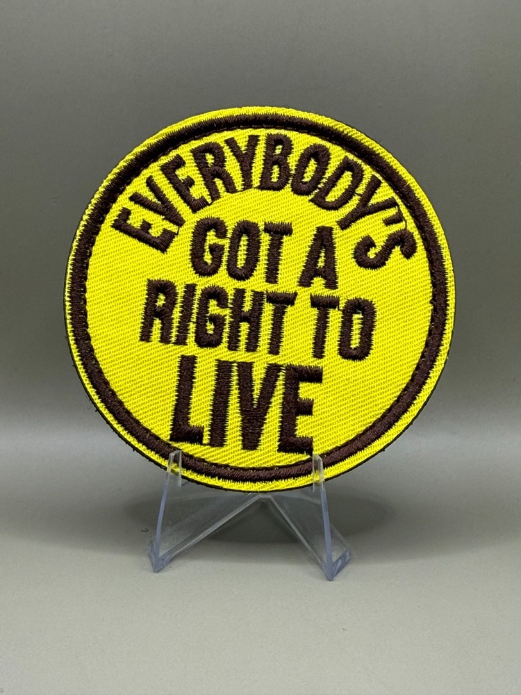 Tactical Morale Patch, Hook & Loop, every one deserves to live