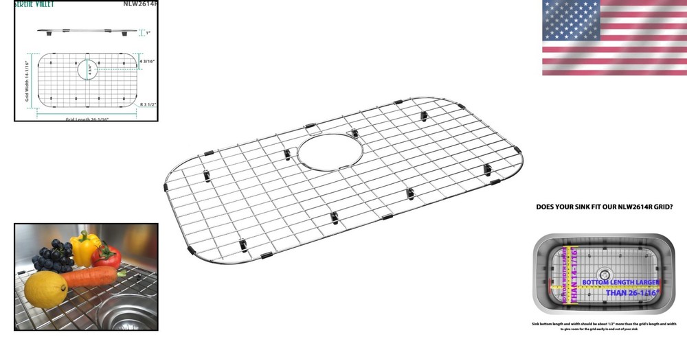 304 Stainless Steel Sink Protector Grid