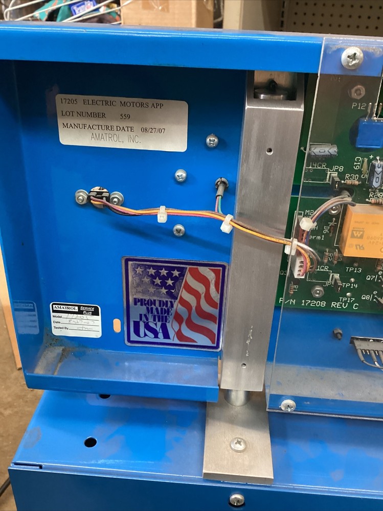 Amatrol Programmable Controller System Motor App.panel #17205