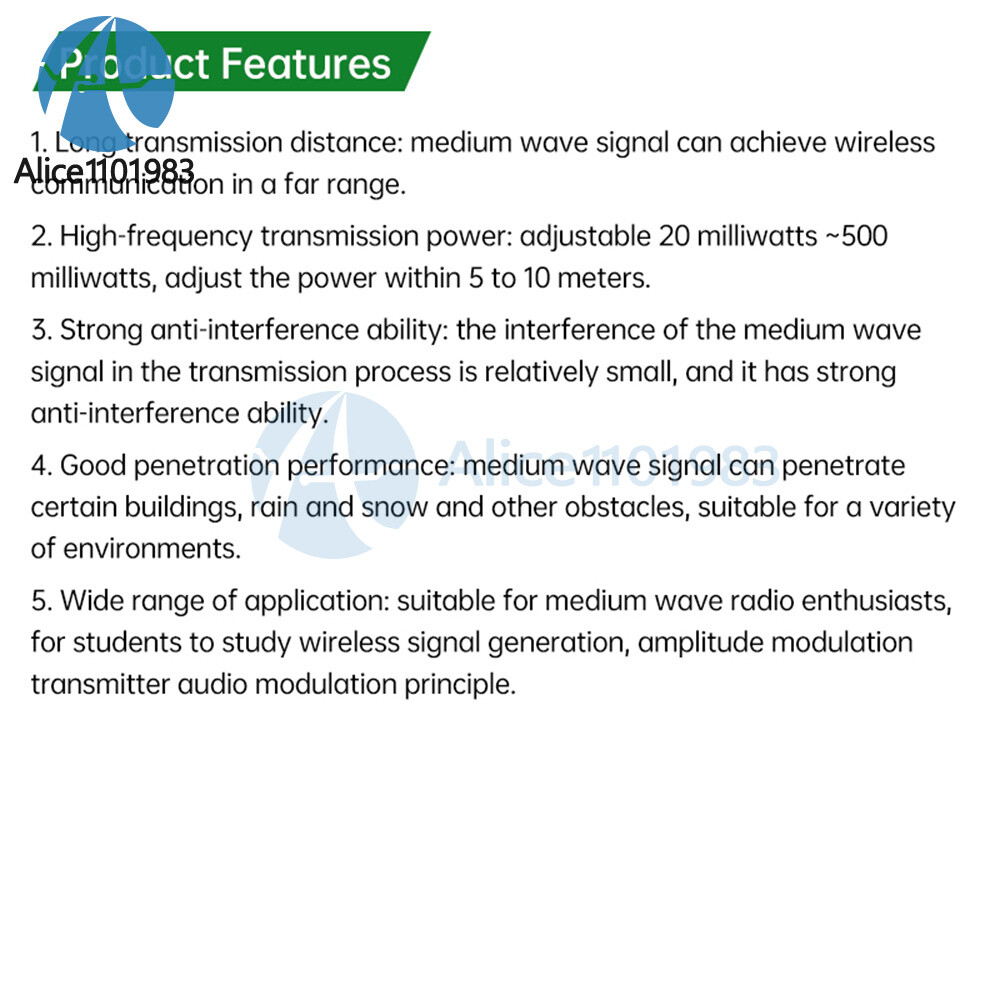530-1600khz AM Radio Transmitter Experimental Micropower Medium Wave Transmitter