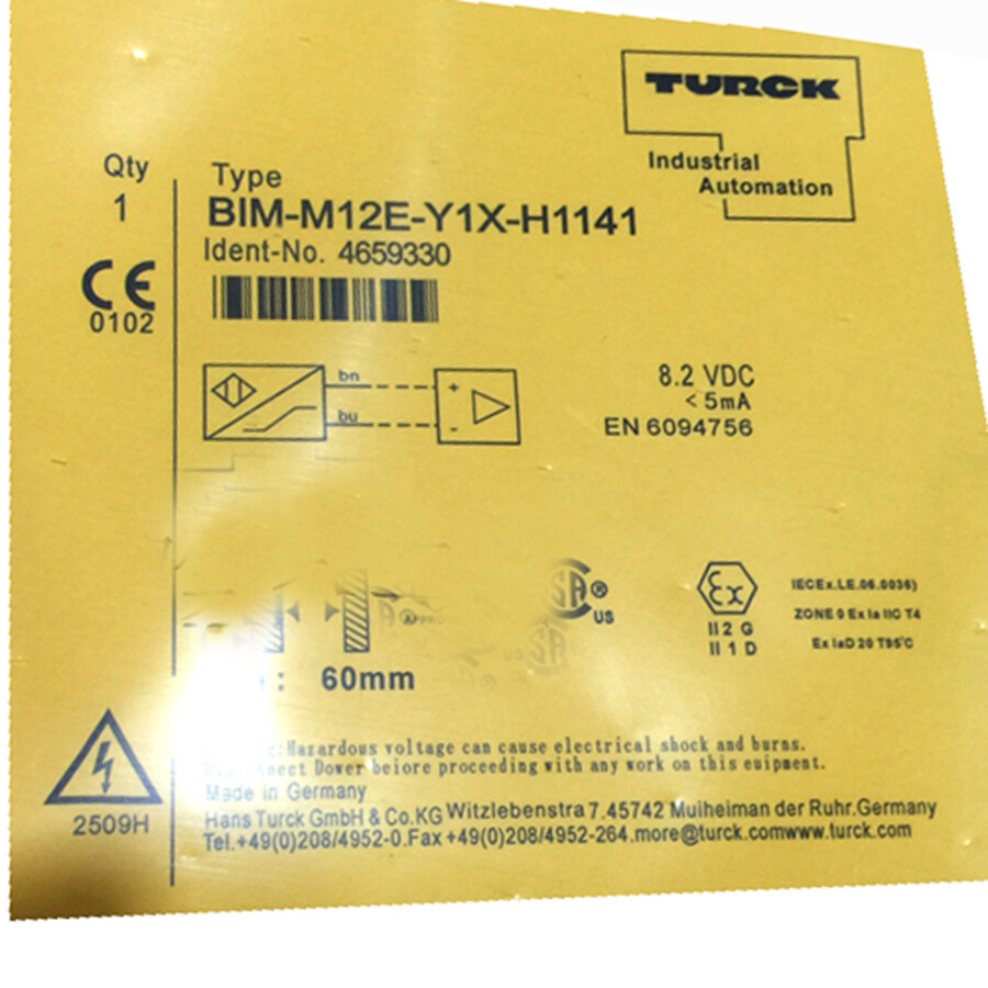 TURCK BIM-M12E-Y1X-H1141 1074003 Inductive sensor #