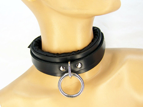 Black Satin Lined Sub Collar by Axovus