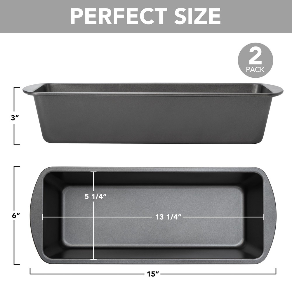 Molde para pan extra grande, 13"x5" de largo,molde pan antiadherente,rectangular