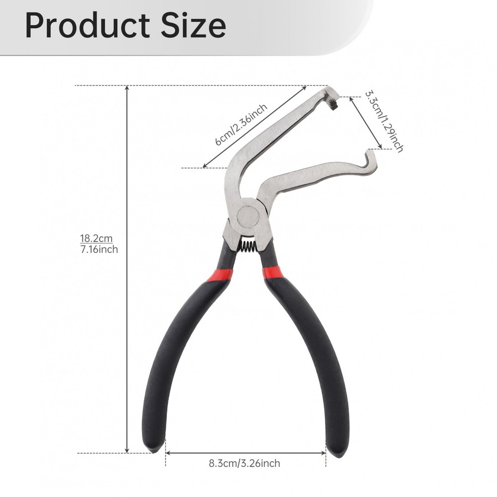 8" Electrical Disconnect Pliers 37980 Electrical System Tool 60 Degree