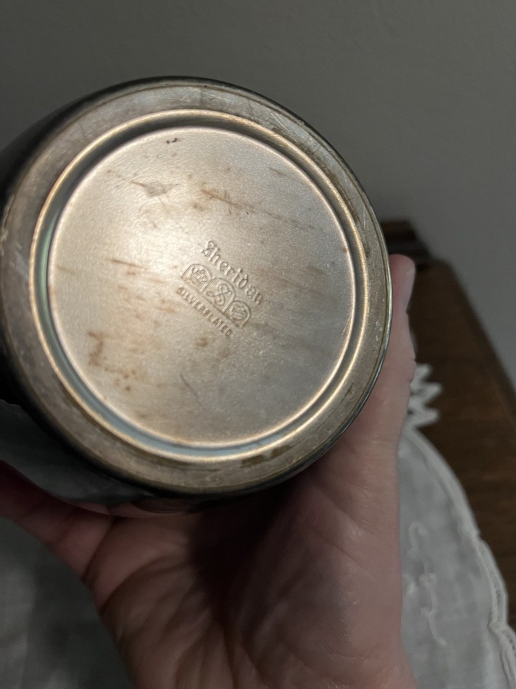 Sheridan SilverPlate Lidded Jar