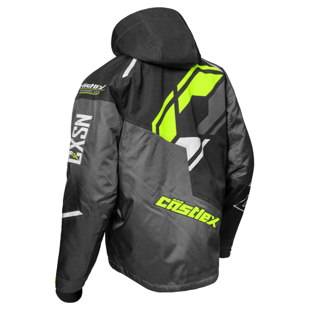 Castle X Code G4 Snowmobile Jacket - Hi-Vis/Charcoal/Black