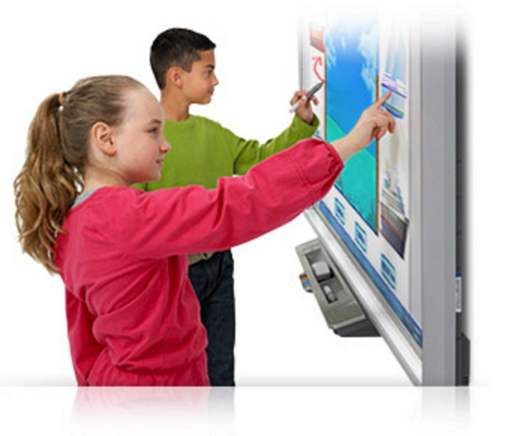 Interactive Smart Board SBX800 and Smart throw projector UX60.