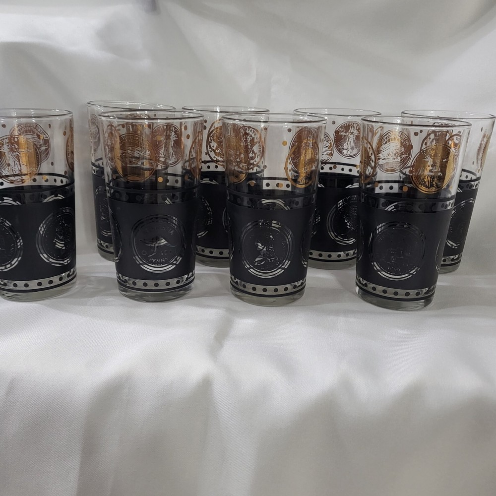Carousel Glasses 1960s Drinking Glasses Vintage