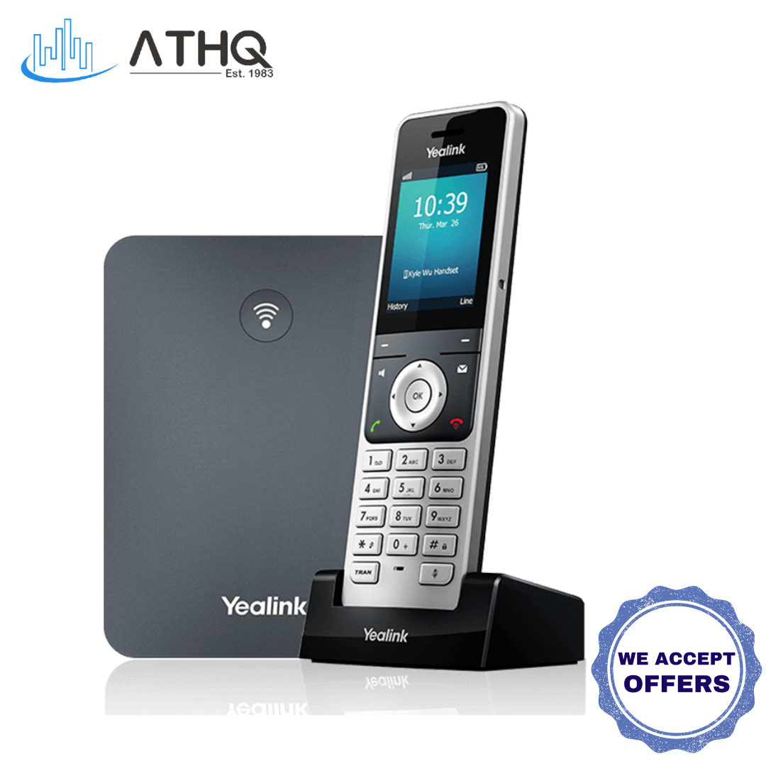 Yealink W76P Cordless DECT Handset IP Phone SIP System Office Supplies