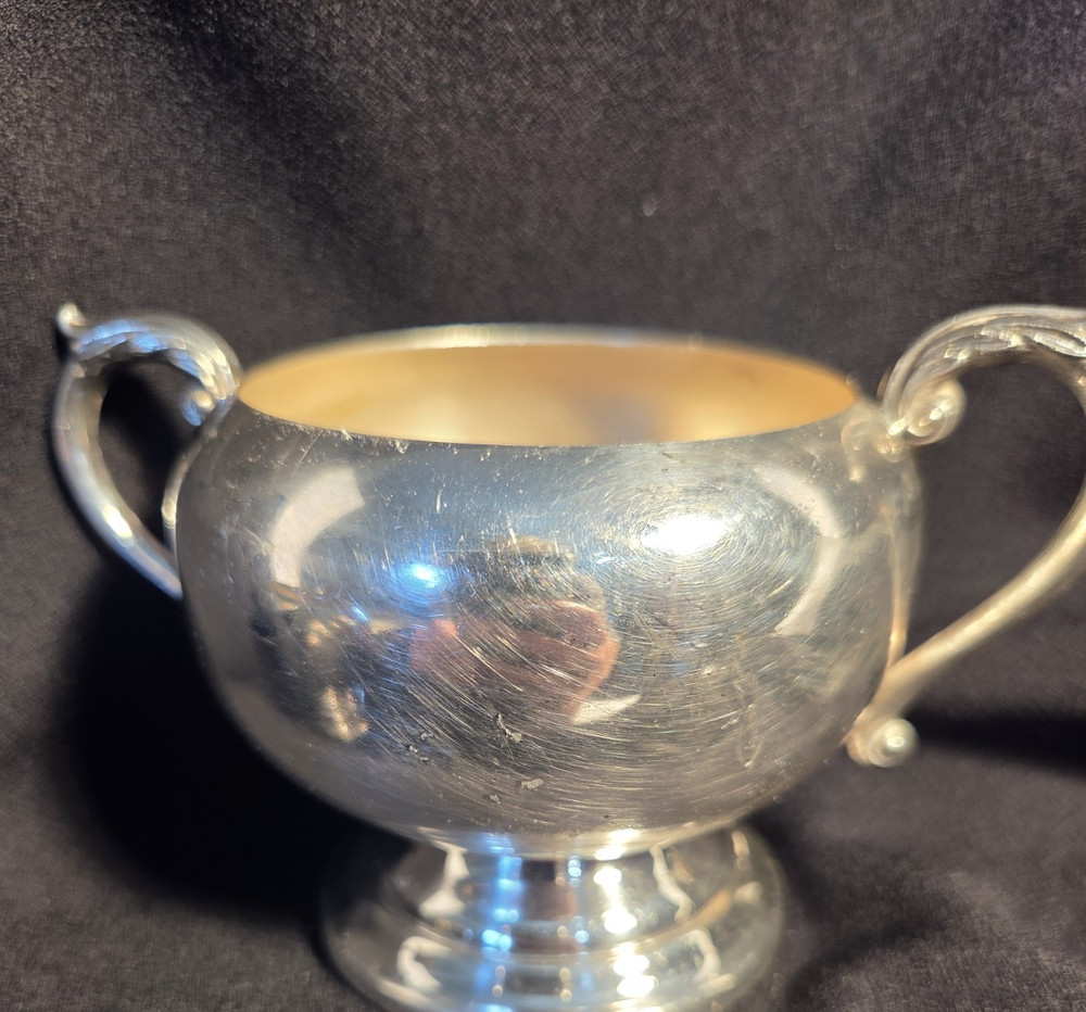 Guildcraft Silversmiths Creamer & Open Sugar