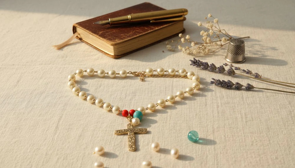 Divine Pearl Chain Necklace