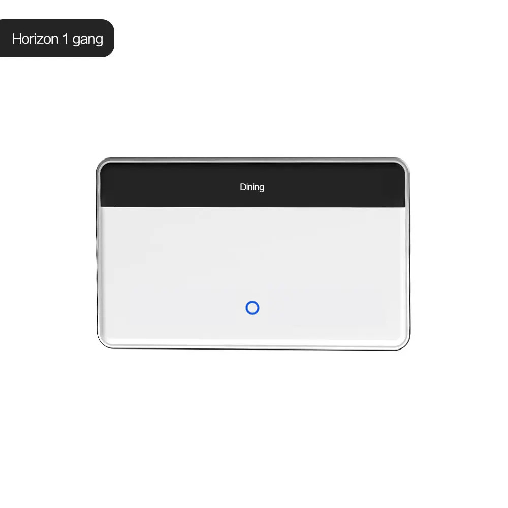 DIY Name Horizontal Touch Screen Light Switch US Tuya Alexa Google Home Zigbee