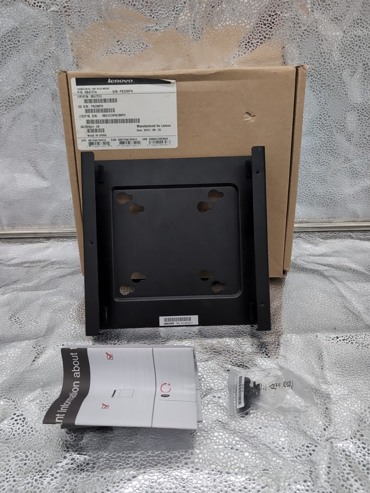 03T9717 Lenovo ThinkCentre Tiny PC  VESA Bracket Mount 0B52095 *Missing Hardware