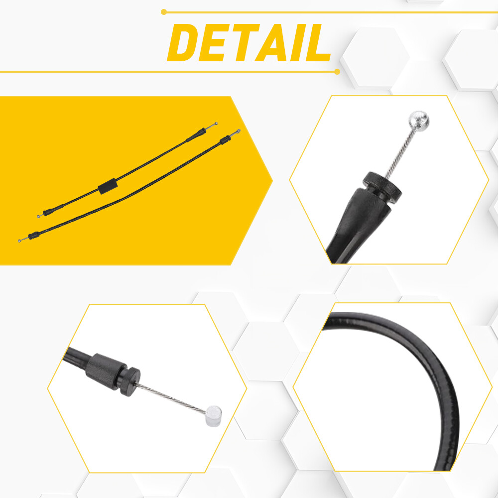 Left Side Hinged Door Latch Release Cable For 1992-2014 Ford E150 E250 E350 Van